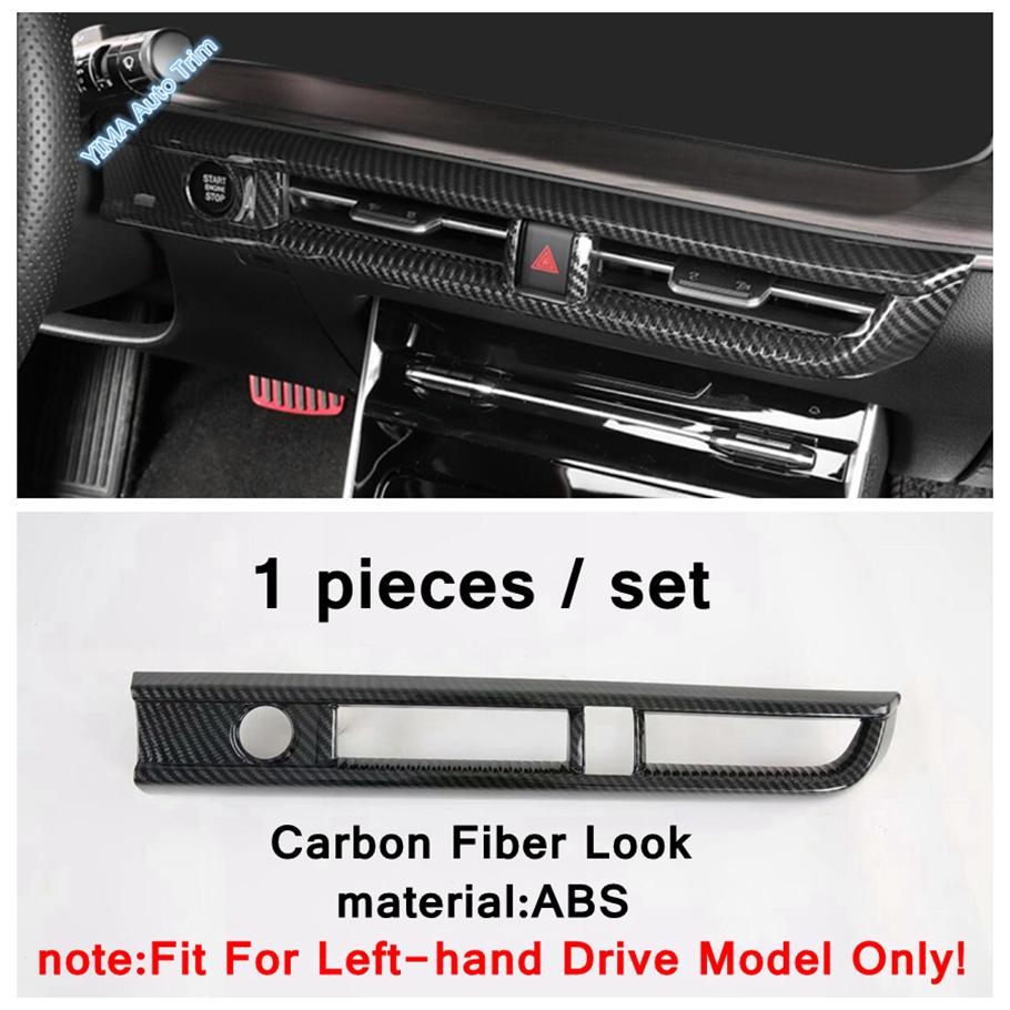 For KIA Optima / K5 GT - 2025 Carbon Fiber Accessories Steering Wheel / Air AC Vent Outlet / Gear Shift Panel Cover Trim