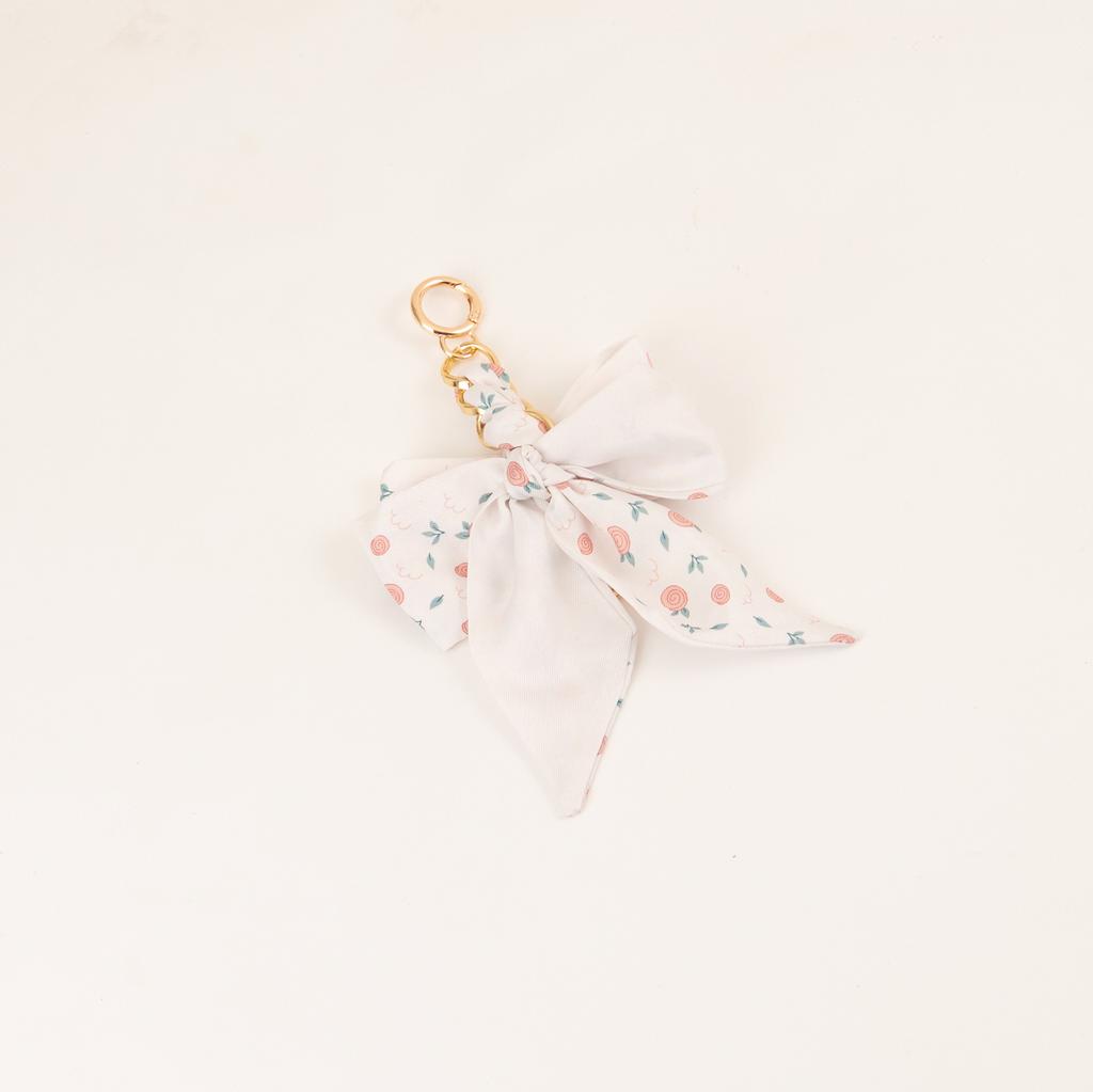 Women's Ribbon Bow Fashion Weaving Silk Scarf Keychain Pendant Keyring Charm Bag Car Keychain Keychain Accessories
