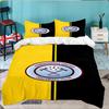 3PCS Football Club Ham-worthy Homes Bedding set,Ideal For1pc Duvet Cover And 2pcs Pillowcases Perfect for Christmas,Ideal for Bedroom, Dormitory