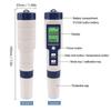 5-in-1 Electronic Ph Meter, Measure Ph & Tds & Ec Salinity & Temperature Water Quality Tester