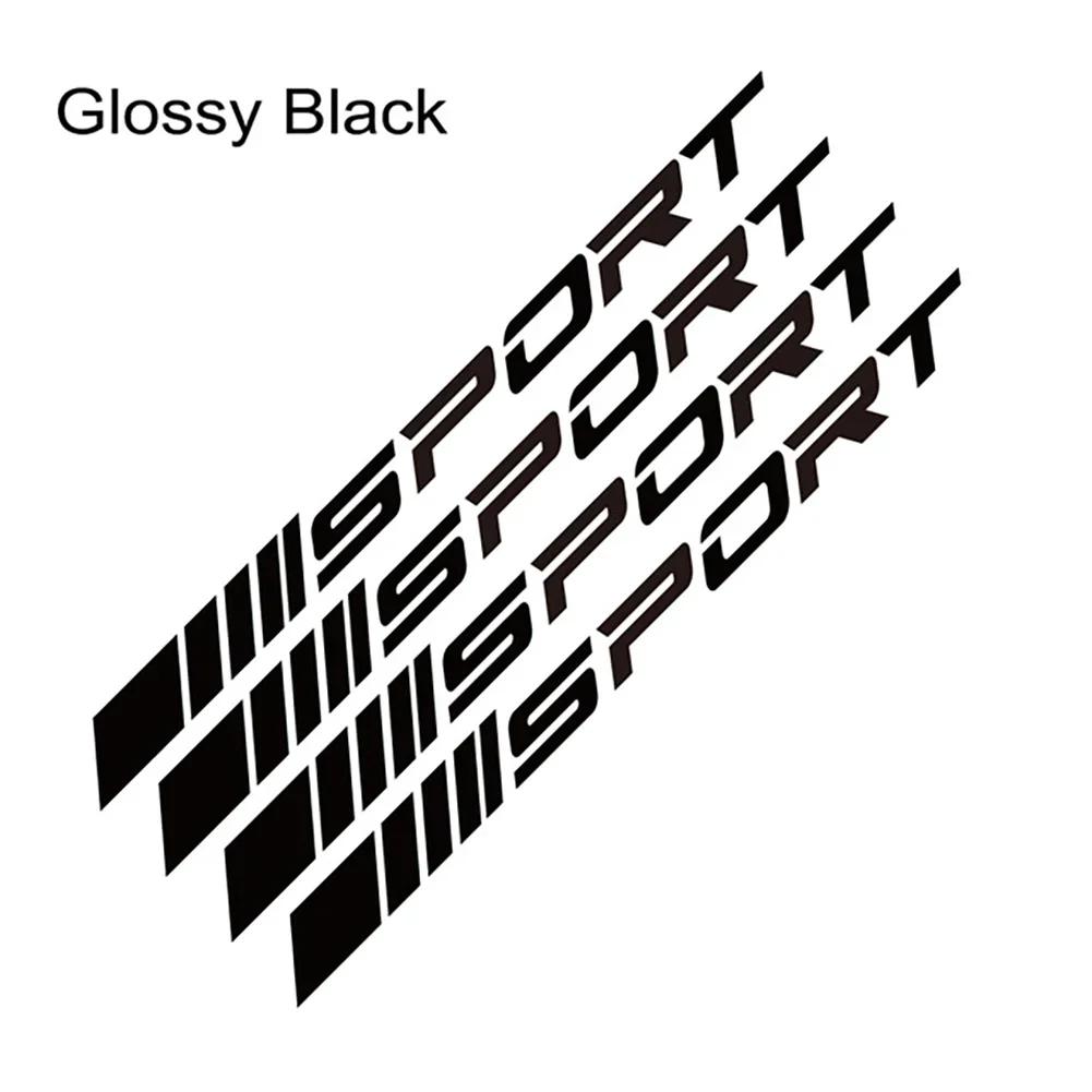 

Модные 4 шт. наклейки для автомобиля, колеса, диски, спортивные гонки, сделай сам, полосы, декоративные наклейки, эмблема, Стайлинг автомобиля, аксессуары для внедорожников, грузовиков