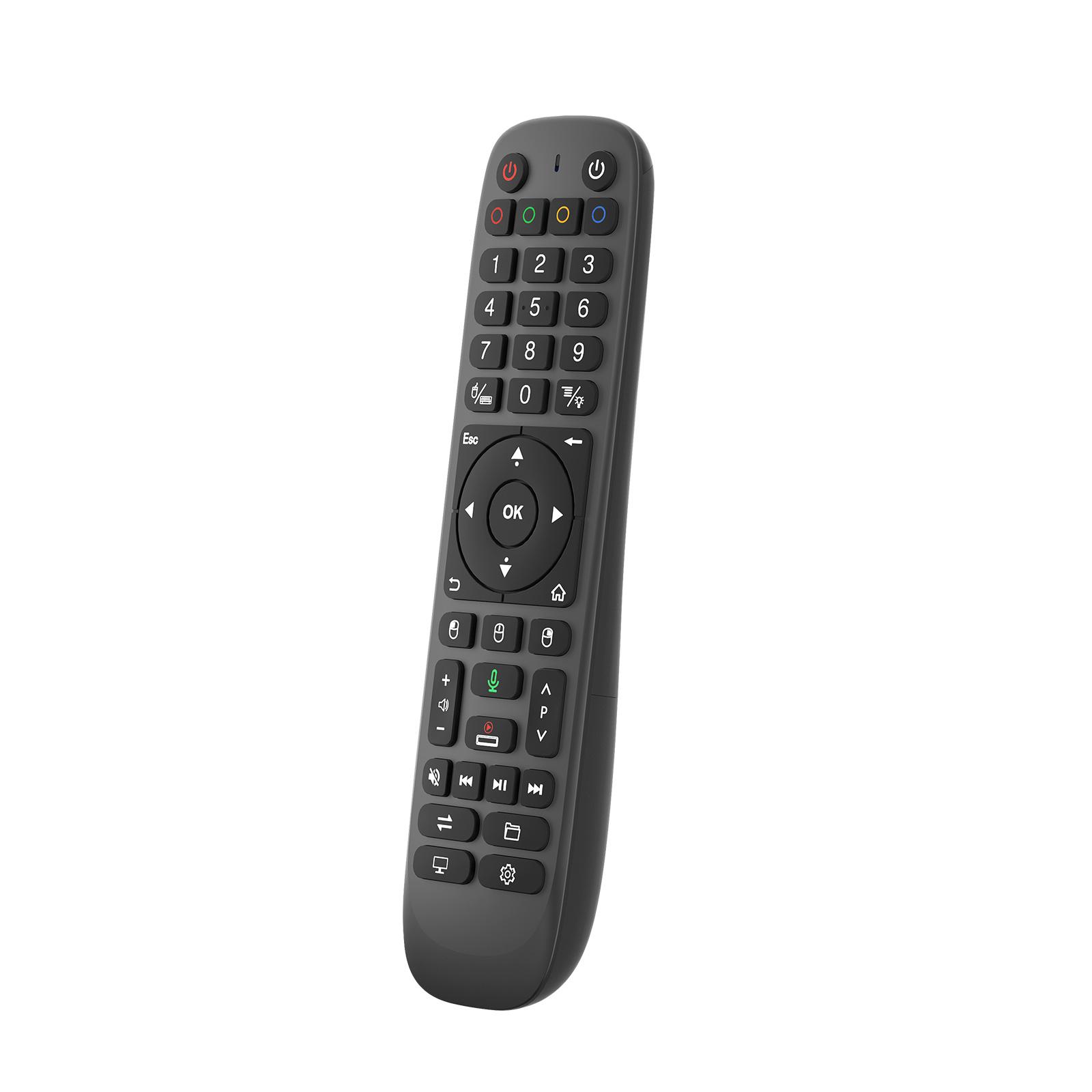 44 Keys IR Learning RF Remote with Air Mouse Smart TV Remote Gyroscopic Sensing for Android TV Box Smart TV PC Projector China Mainland