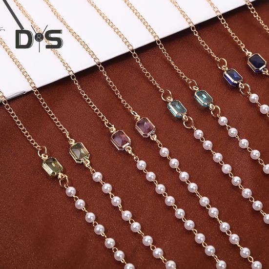 

Очки-цепочки, привлекательные яркие цвета из сплава, модные очки для чтения, цепочка для очков, шнур для девочек