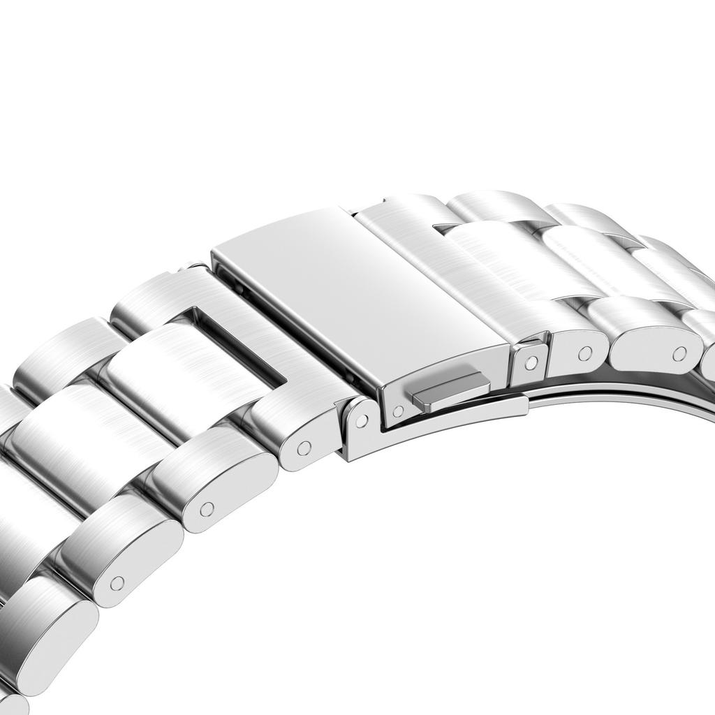 For Samsung Galaxy Fit3 Replacement Strap Quick Release Stainless Steel Watch Band,Silver