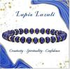 Unisex Natural Stone Abacus Bead Bracelet - 4x6mm Simple Crystal Couple Gift