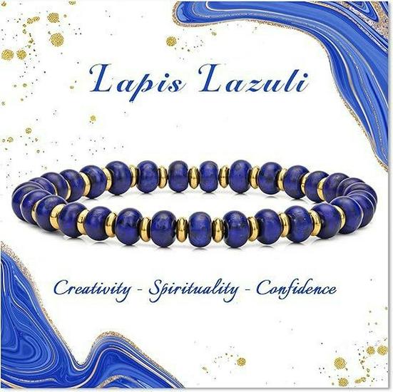 Unisex Natural Stone Abacus Bead Bracelet - 4x6mm Simple Crystal Couple Gift