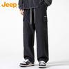 Jeep Men's Casual Loose Straight-Fit Pants