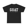 Unisex Heavy Cotton Tee - GOAT | God Over All Things, Gift for Faith, Casual