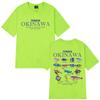 Okinawa Ozean Fisch T-Shirt Lustiges Meeresleben Japanischer Stil Baumwolle Lässig Kurzarm T-Shirt Männer Frauen Mode T-Shirts Übergroß