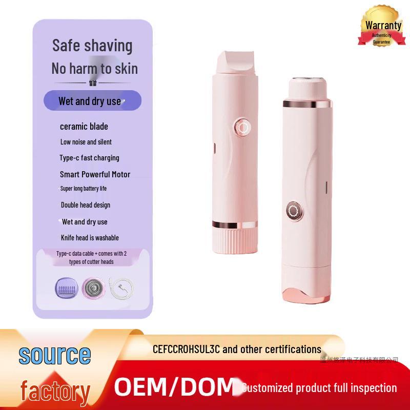 

Unisex Electric Hair Remover & Trimmer: Bikini, Armpit, Leg Use, Wet/Dry, Rechargeable, Waterproof