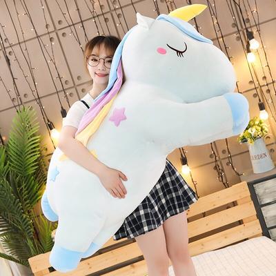 Kawaii Liegendes Einhorn Plüschtier Weiche Angefüllte Einhorn Weiche Puppen Tier Pferd Spielzeug Kinder Mädchen Kissen Geburtstagsgeschenke