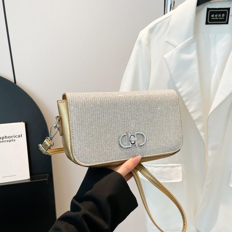 Niche Popular Solid Color Light Luxury Underarm Bag New Trend Fashion Beautiful Single Shoulder Messenger Bag Women