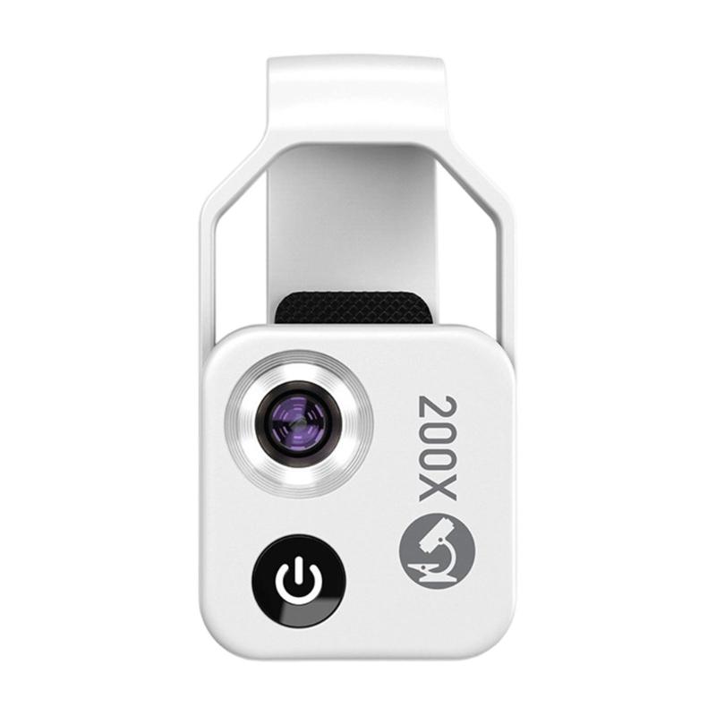 High Resolution Optics Easy Carry Microscope Featuring CPL Filter & 200x Zoom Build in LED Light for Reduced Reflection