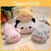 Cat Panda Pig Plushie Toy Cute Cotton Filling Kids Playtime Bedroom Decoration