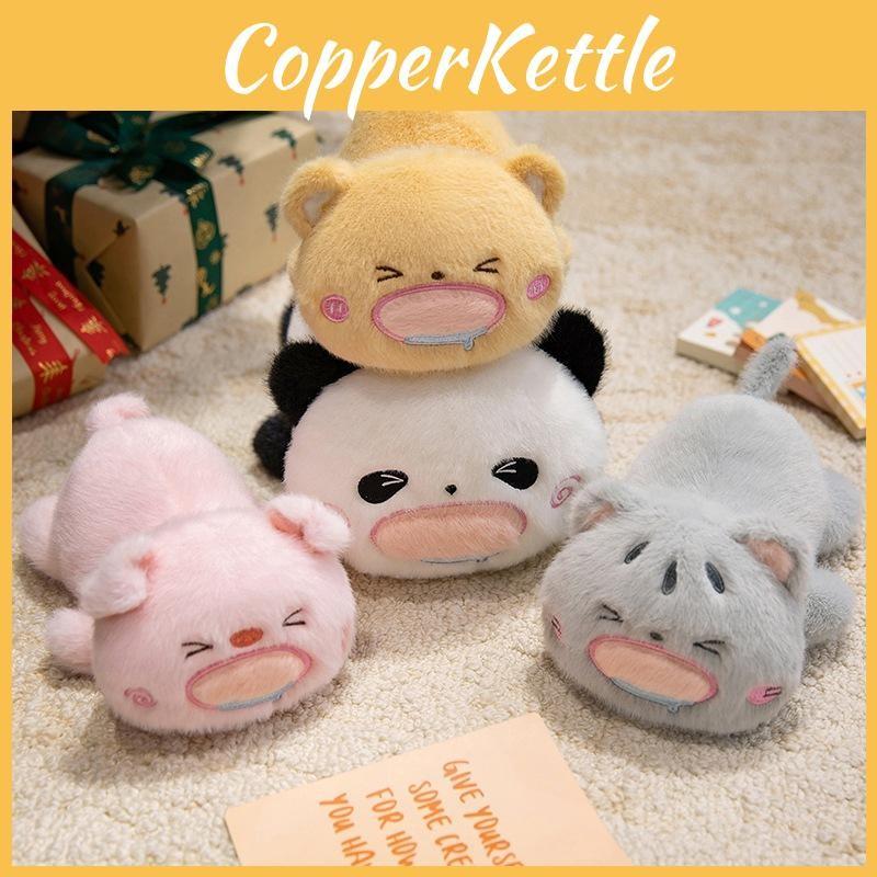 Cat Panda Pig Plushie Toy Cute Cotton Filling Kids Playtime Bedroom Decoration