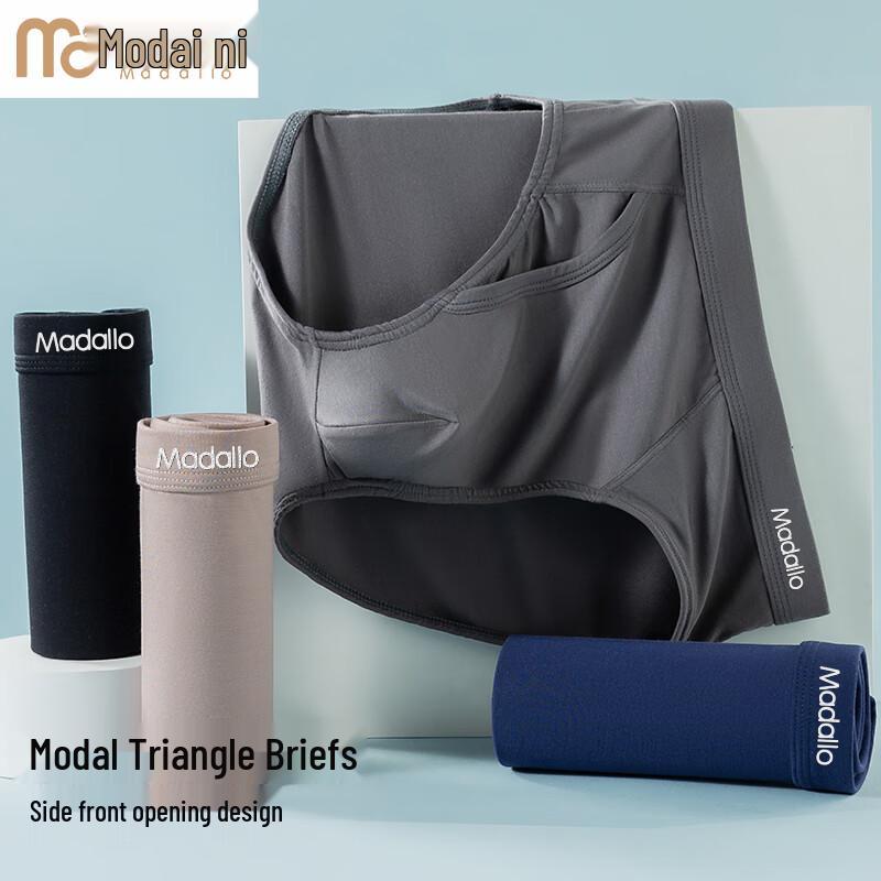 Men's Modal Antibacterial Open Fly Briefs