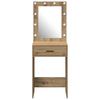Makeup Table Artisan Oak 50 x 41 x 135 cm Particleboard