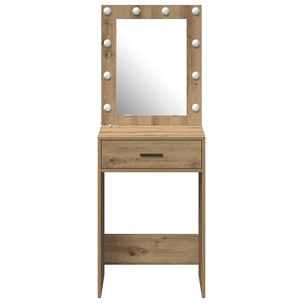Makeup Table Artisan Oak 50 x 41 x 135 cm Particleboard