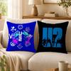 Band U-U2S Cushion Cover Double-Sided Printed Pillow Cover Hypoallergenic Dust-Mite Proof