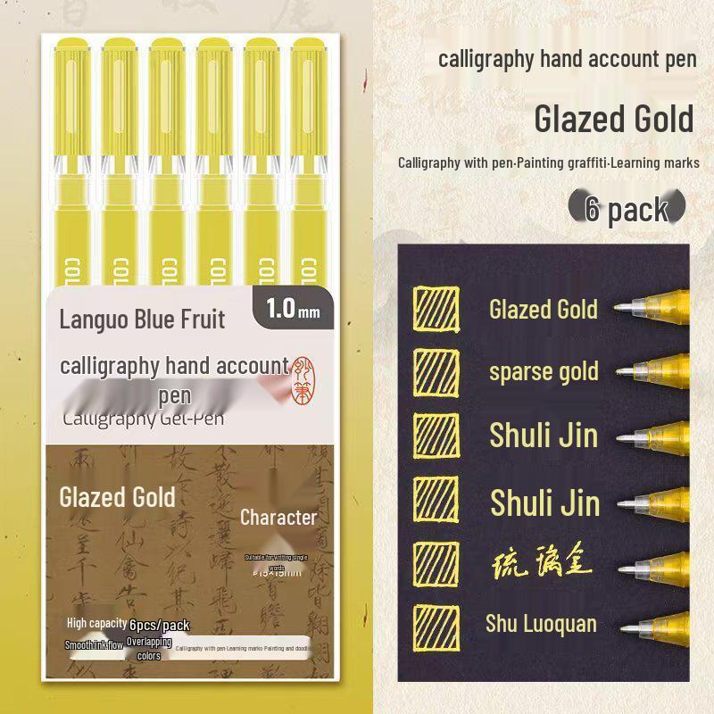 Pix Marker Chinezesc Albastru Fructat pentru Caligrafie și Evidențiere pentru Studenți și Copii