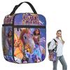 תיק אוכל מבודד Unicorn Academy לנשים וילדים, קופסאות אוכל ניידות, קופסת אוכל תרמית, תיק טוטו