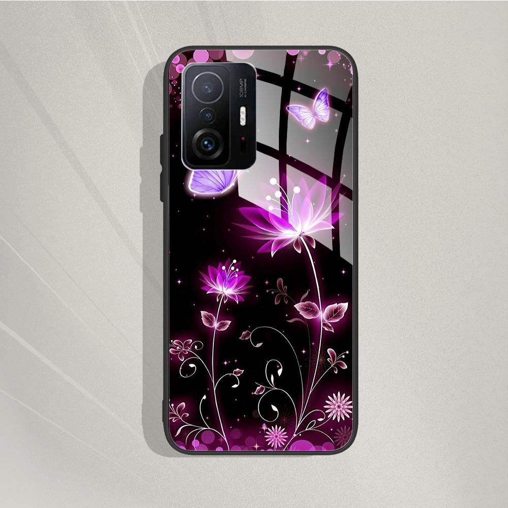 For Xiaomi 11T Pro 11T Case Fashion Tempered Glass Case Back Cover Fundas For Xiaomi 11T Pro 11T Phone Cases 11T Pro 11 T Capa
