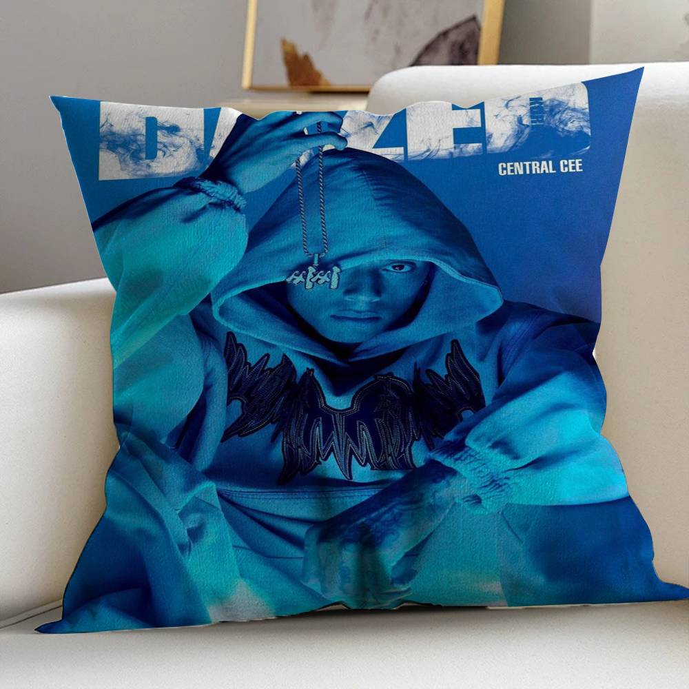 Singer Central Cee Personalized Pillow Dust Cover Bedroom Kids Party Decoration Pillowcase Birthday Children Gift
