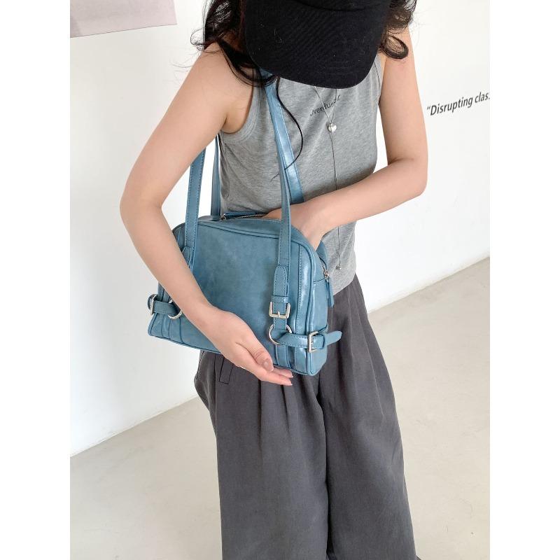 

New women s shoulder bag large-capacity women s bag trend early eight commuter bag синий