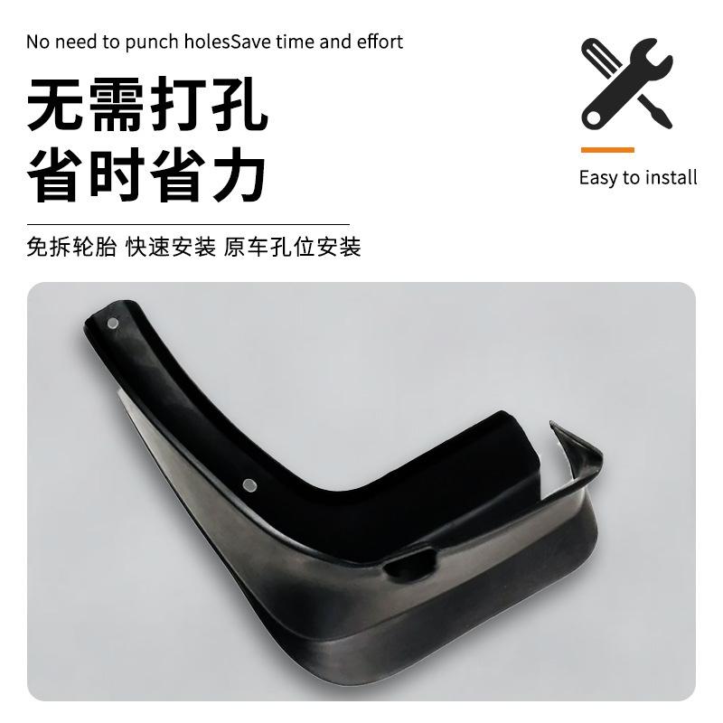 For 98-21 Toyota Hiace models Mudguards Fender Mudflaps Front Rear Flares Splash Guards Cover Car Accessorie