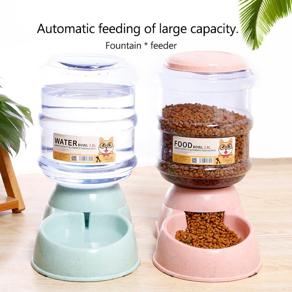 3.8L Pet Water Feeder Dispenser Automatic Pet Waterer Pet Water Dispenser Station Automatic Water
