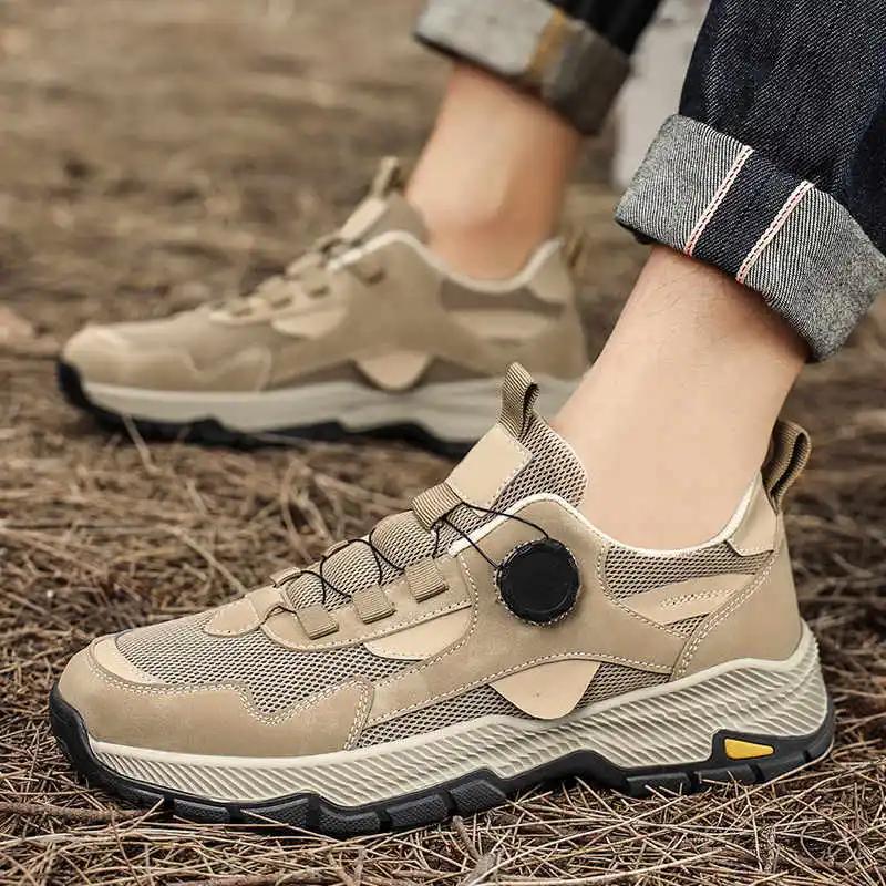 Fashion Autumn-spring Platforme Hiking Boots Trekking Shoes Hiking Shoes Men's Funny Sneakers Sport China Low Cost Latest