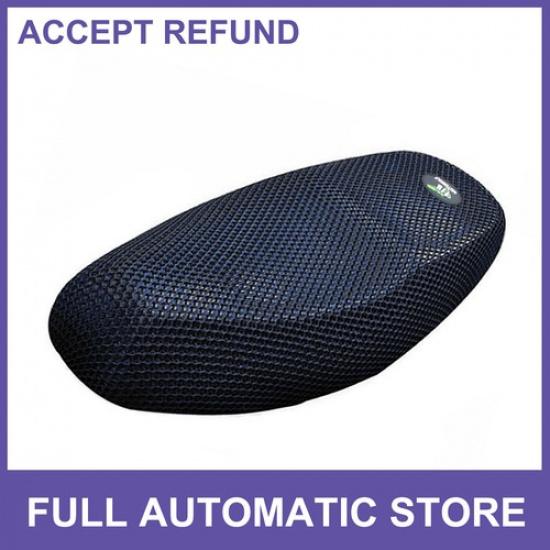 

ONE XL Heat Resistant Breathable Seat Saddle 3D Mesh Cover Blue for Motorcycle