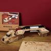 3D Wooden Jigsaw Puzzle Wine Rack - Creative DIY Educational Assembly Toy