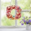 Diamond Painting Set 2D Flach DIY Strass Diamantkunst Fensteranhänger Diamantkunst Anhänger DIY Heimdeko Hängeanhänger