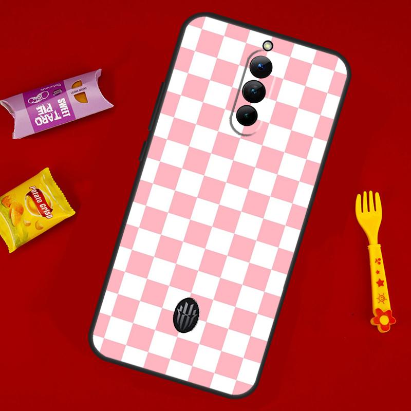 Checkerboard Checkered Board Case For ZTE Nubia Red Magic 10S 10 11 Pro Plus 10 Air 6S 7S 6 7 5G 8 8S 9 9S Pro Plus Cover