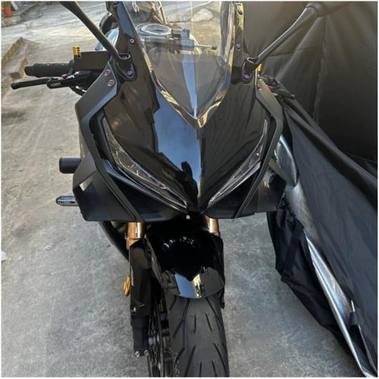Motorcycle Rear Passenger Cowl Motorcycle Front Fairing Winglets Side Wing Shell Side Spoiler Cover Protector for h&ond&a CBR650R CBR 500R 650R