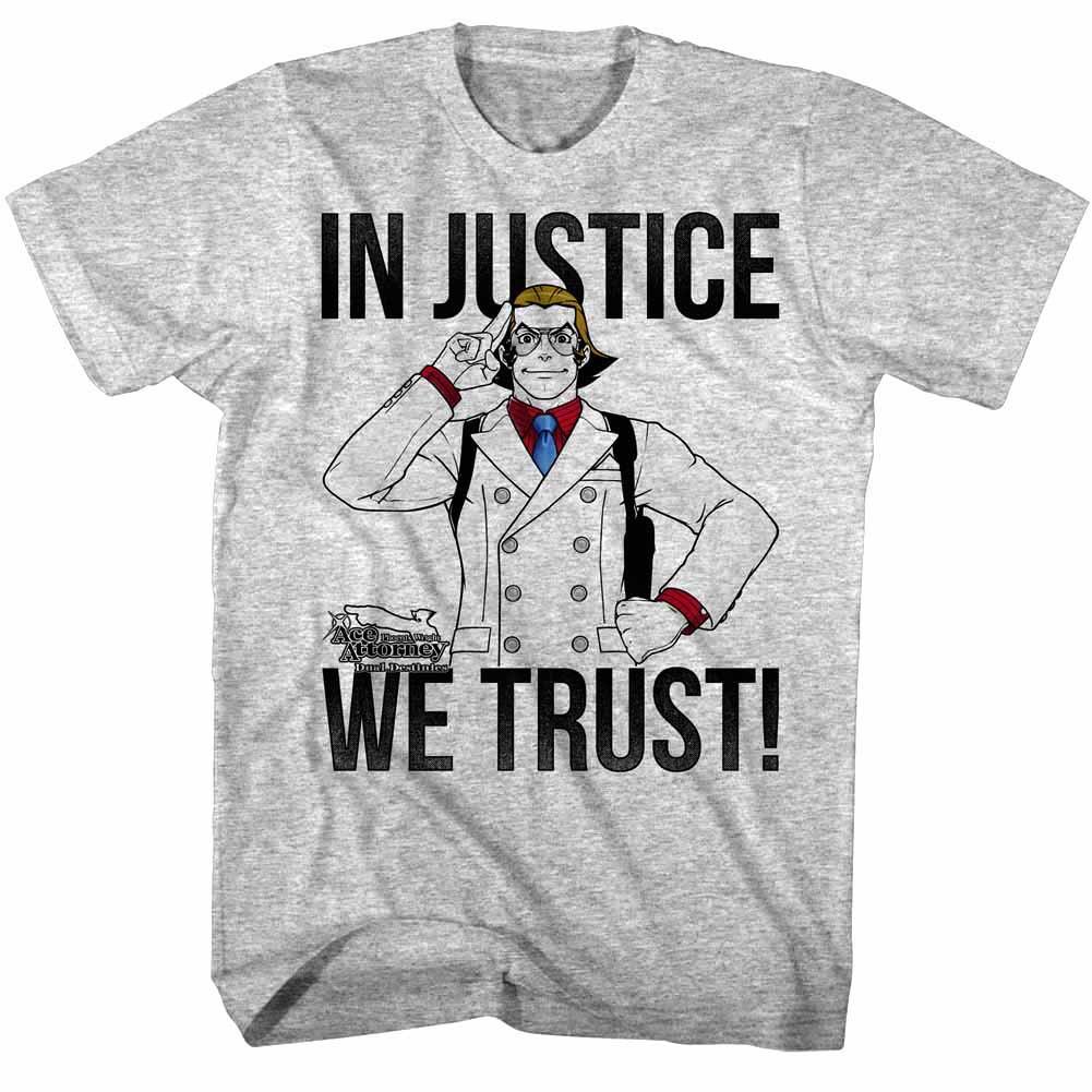 Ace Attorney In Justice We Trust Men T Shirt L