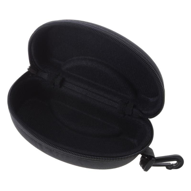 Unisex Big Large Hard-Shell Sports Glasses Case Soccer Basketball Goggles Box Sports Glasses Storage Holder With Clip