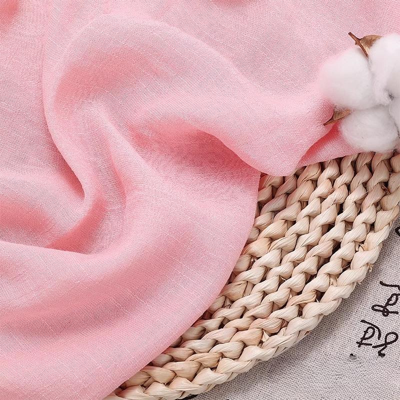 100/300/500cm Cotton Linen Fabric Thin Breathable For DIY Sewing Dress Shirt Clothing Fabrics Curtain Tablecloths Material