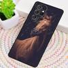 Handsome Horse Animal Silicone Phone Case For Samsung Galaxy Note 10 Pro S26 S25 S24 S23 S22 S21 Plus S25Ultra Capa Cover