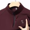 T-Shirt Half Zipper Stand-Up Collar Men'S Business Casual Long-Sleeved Premium Polo Shirt