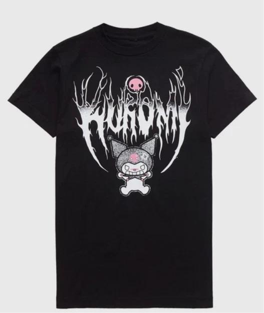 Металлическая футболка Kuromi Размеры S-5XL 4XL