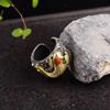 Men's Koi Adjustable S925 Silver Thumb Ring - Handmade Retro Ethnic Style Jewelry