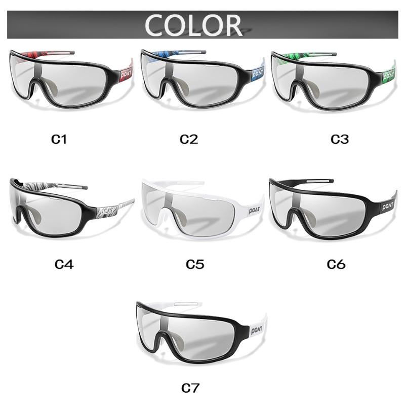 Men Women Polarized Photochromic Outdoor Windproof Road Cycling Eyewear Sports Cycling Fishing Sunglasses