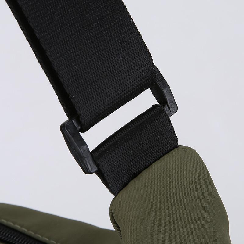 Versatile Crossbody Shoulder Bag with Side Bottle Pocket Multiple Zipper Compartments Casual Nylon Messenger Pack for Men Women Daily Travel