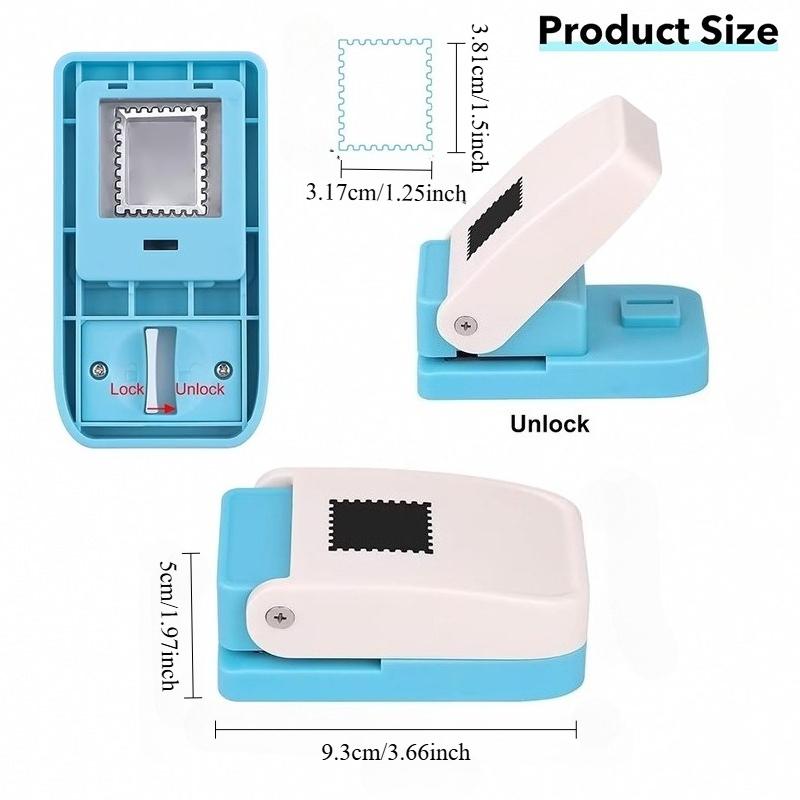 One Piece Stamp Embossing Tool Journal Hole Punch Creative Handmade DIY Scrapbooking Crafting Supplies Gift Stamp Puncher