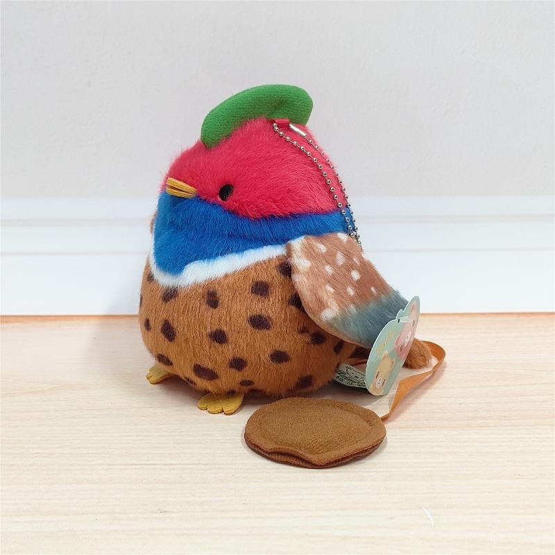 1 Piece Fluffy Pretty Parrot Pigeon Funny Toy Pendant Delicate Cute Mini Magnetic Station Shoulder Pet Bird Plush Toys For Kids