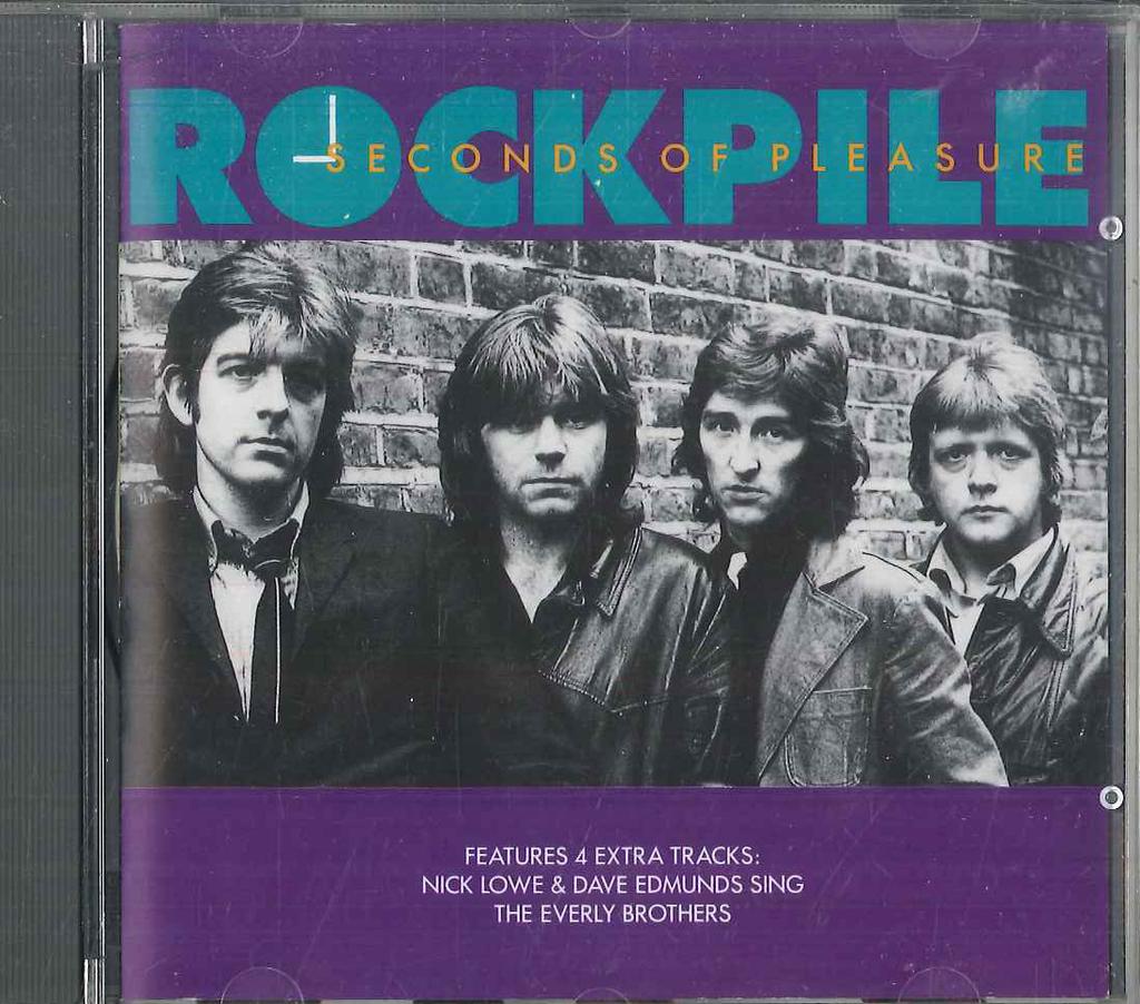 CD ROCKPILE - Seconds Of Pleasure FIENDCD28 Demon Records 1990 UK Rock Used