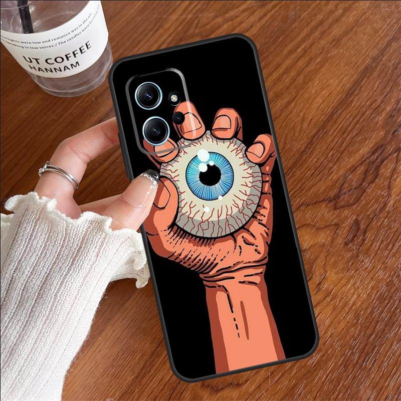 Hands with Eyes Case For Xiaomi Redmi 13C 14C 10C 12C Redmi Note 14 12 11 9 10 13 Pro 9S 10S 11S 12S Cover