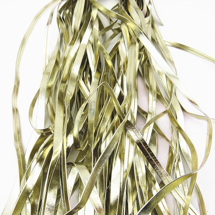 Gold Faux Leather Binding Tape for Sofa, Throw Pillow, Bag, Clothes, and Decoration Strip.